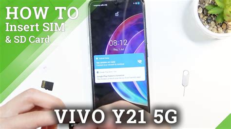 How to Insert Nano SIM & Micro SD Cards to VIVO V21 .